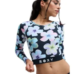 RoxyActive Ls Crop Top - Lycra femme