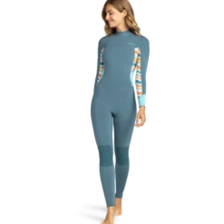 Roxy4/3 mm Swell Series 2022 Back Zip GBS - Combinaison de surf femme
