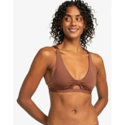 RoxySilky Island Elongated Bra - Haut de bikini femme