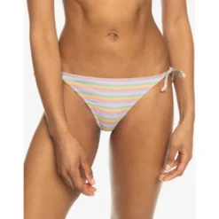 RoxyWavy Stripe Cheeky Tie Side - Bas de bikini femme