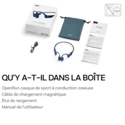 ShokzOpenRun - USBC - Casque conduction osseuse