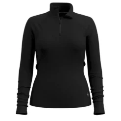 SmartwoolClassic Thermal Merino Base Layer 1/4 Zip - Maillot thermique laine mérinos femme