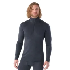 SmartwoolClassic Thermal Merino Base Layer 1/4 Zip - Maillot thermique laine mérinos homme
