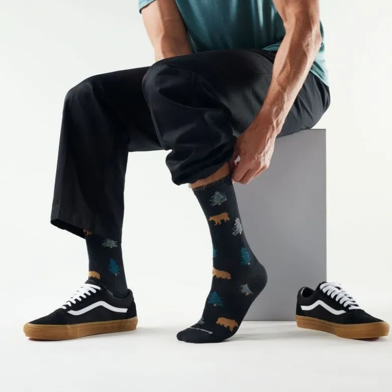 SmartwoolEveryday Through the Trees Crew Socks - Chaussettes en laine mérinos homme