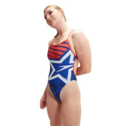 SpeedoWomen's Eco+ Placement Digital Vback - Maillot de bain natation femme