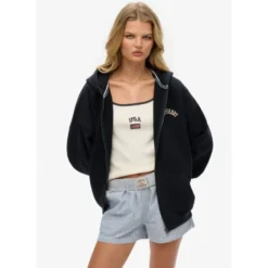 SuperdryAthletic Ess Oversized Ziphood - Sweatshirt à capuche femme