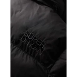 SuperdryBlack Puffer Jacket - Doudoune femme