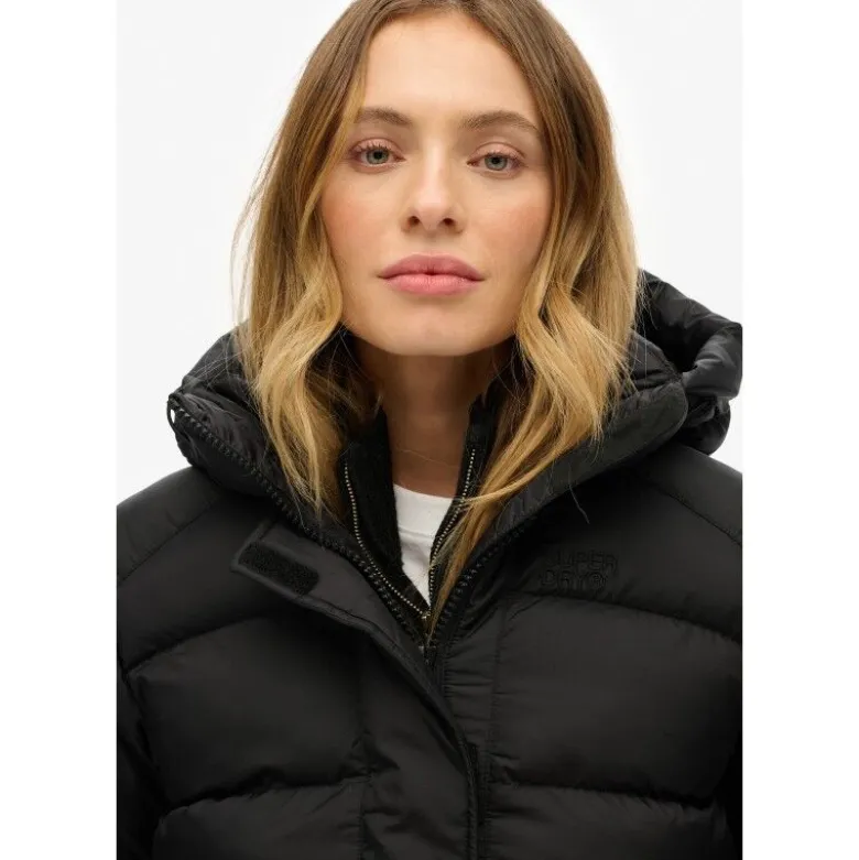 SuperdryBlack Puffer Jacket - Doudoune femme