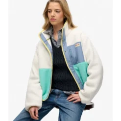 SuperdryColour Block Fleece Jacket - Polaire femme