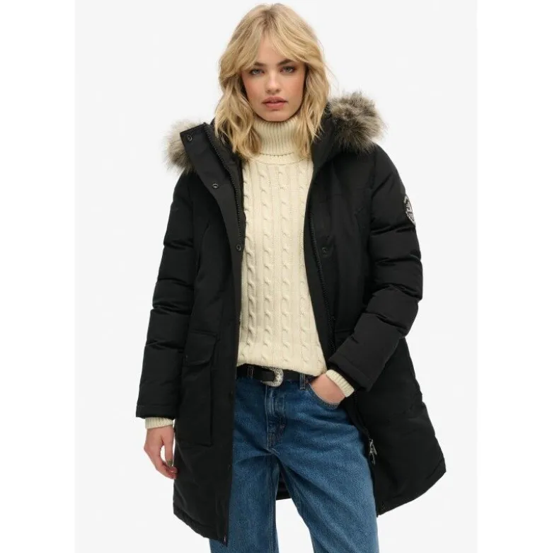 SuperdryEverest Faux Fur Parka Coat - Parka femme