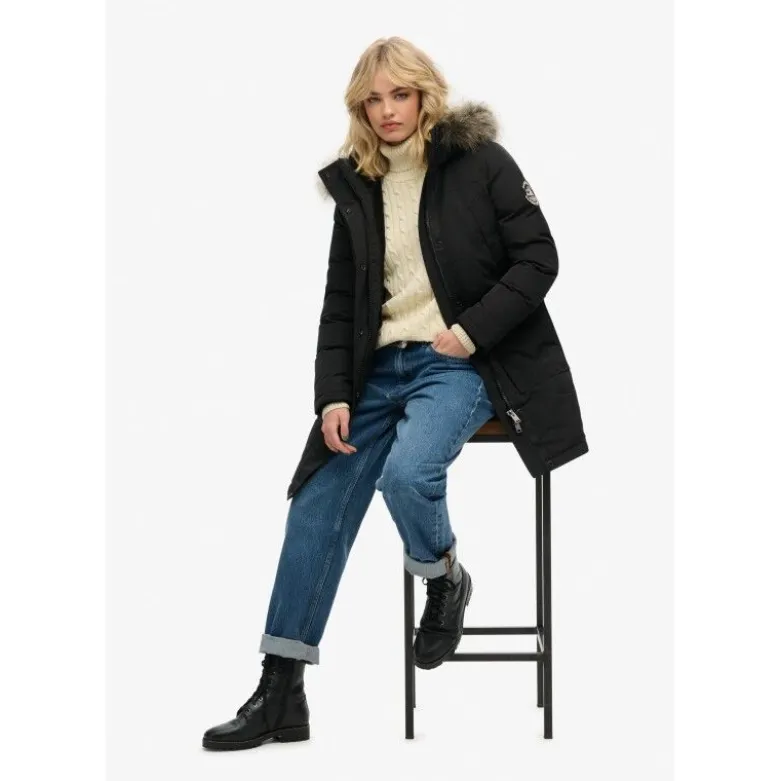 SuperdryEverest Faux Fur Parka Coat - Parka femme