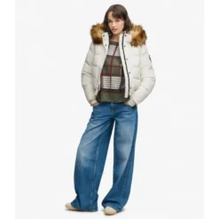 SuperdryEverest Hooded Bomber Jkt - Doudoune femme