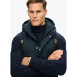 SuperdryEverest Hooded Puffer Gilet - Doudoune homme