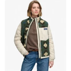 SuperdryFleece Onion Quilt Hybrid - Polaire femme