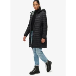 SuperdryHood Fuji Lite Mid Padded Jkt - Doudoune femme