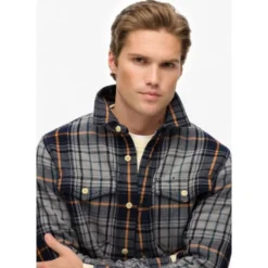 SuperdryMerchant Heavy Checked Shirt - Chemise homme