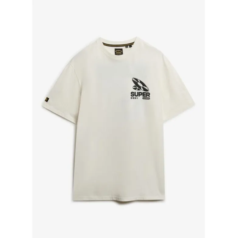 SuperdryRecord Label Oversized Tee - T-shirt homme