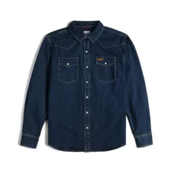 Topo DesignsMountain Shirt Long Sleeve Denim - Chemise homme