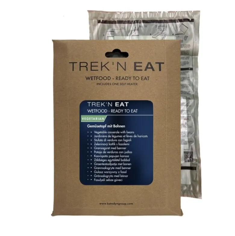 Trek'N EatJardinière de légumes et fèves de haricots + système autochauffant - Plat principal