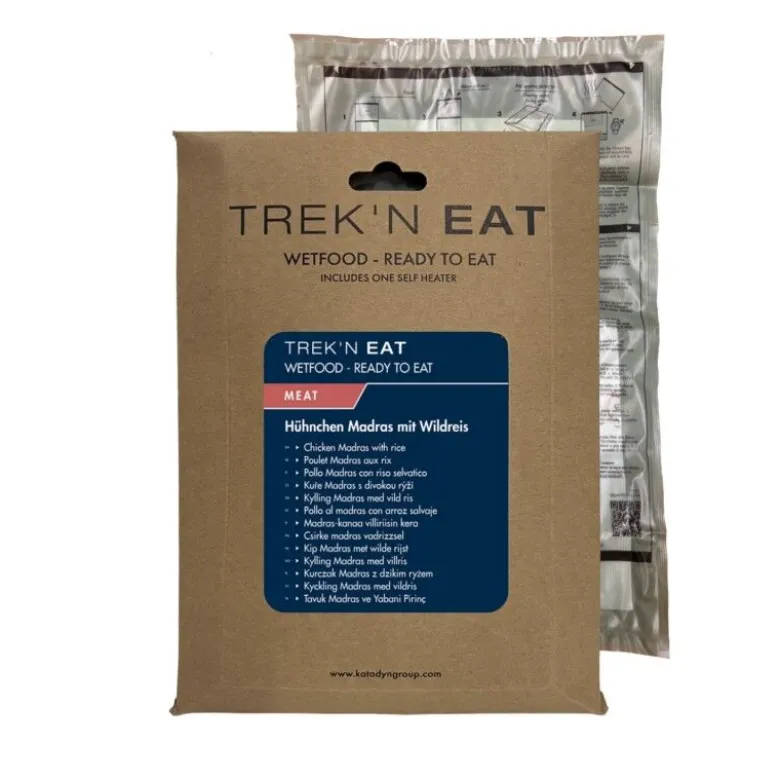 Trek'N EatPoulet Madras avec Riz + système autochauffant - Plat principal