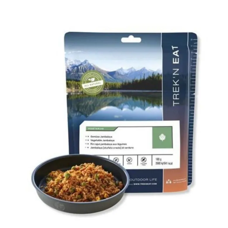 Trek'N EatRiz cajun Jambalaya aux légumes - Plat végétarien