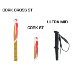 TSL OutdoorTrail Carbon 4 Magnetic Cork Cross - Bâtons trail