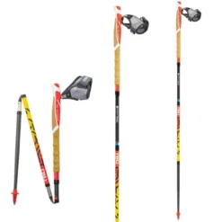 TSL OutdoorTrail Carbon 4 Magnetic Cork Cross - Bâtons trail