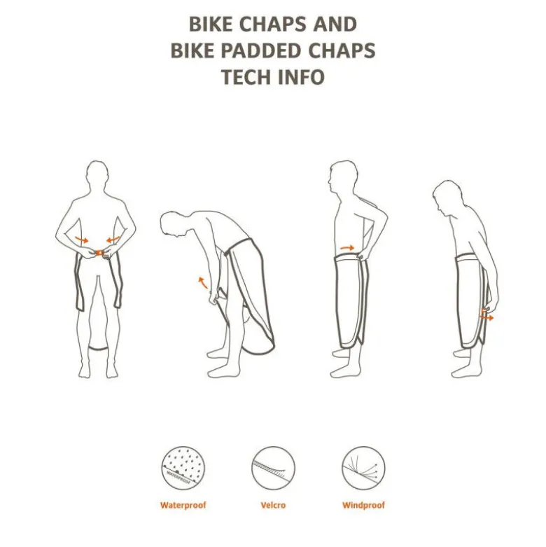 VaudeBike padded Chaps - Pantalon VTT