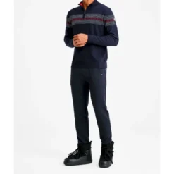 We NorwegiansSignature Zip Up - Pull en laine mérinos homme