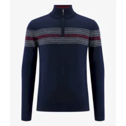 We NorwegiansSignature Zip Up - Pull en laine mérinos homme