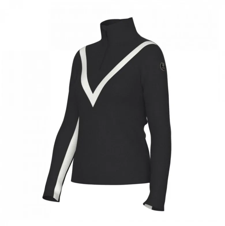 We NorwegiansVoss Chevron Zip Up - Pull en laine mérinos femme