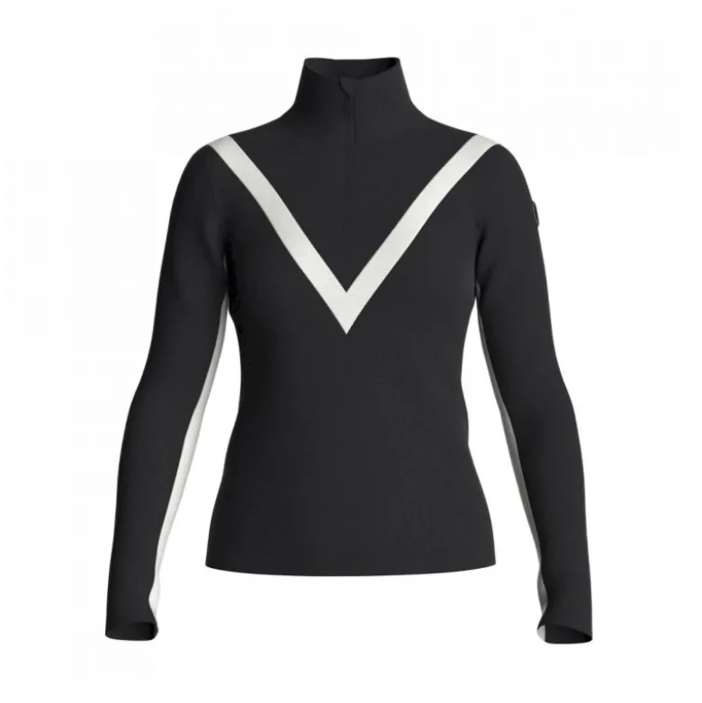 We NorwegiansVoss Chevron Zip Up - Pull en laine mérinos femme